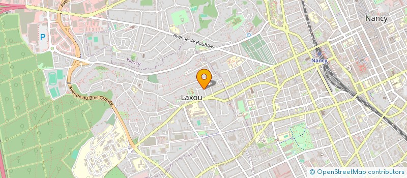 localisation de l'entreprise LES GLYCINES  LAXOU