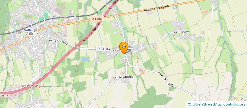 localisation de l'entreprise LES GLYCINES  CHENEX