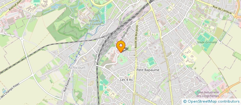 localisation de l'entreprise LES GLYCINES  ACHICOURT