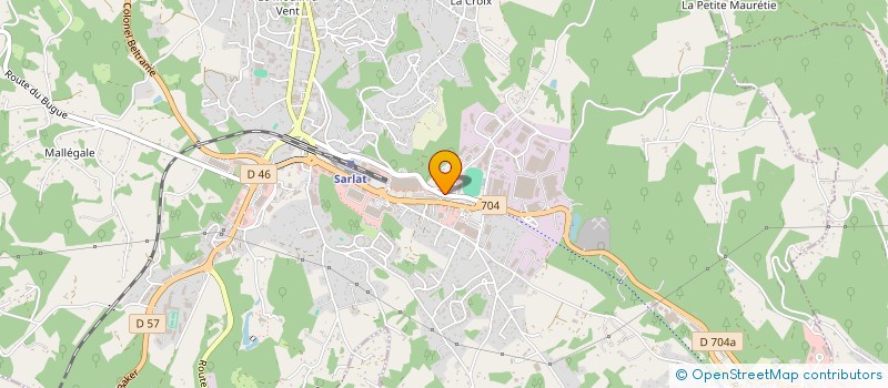 localisation de l'entreprise LES GLYCINES à SARLAT-LA-CANEDA
