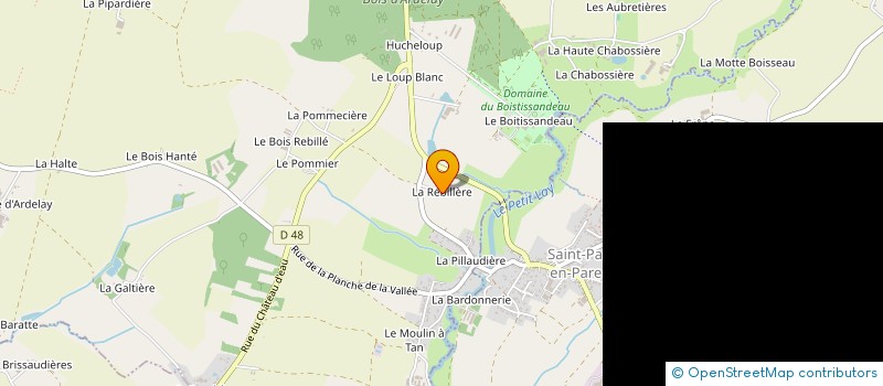 localisation de l'entreprise LES GLYCINES à LES HERBIERS