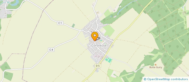 localisation de l'entreprise LES GLYCINES  CORBREUSE