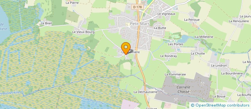 localisation de l'entreprise LES GLYCINES AGJR  PETIT-MARS