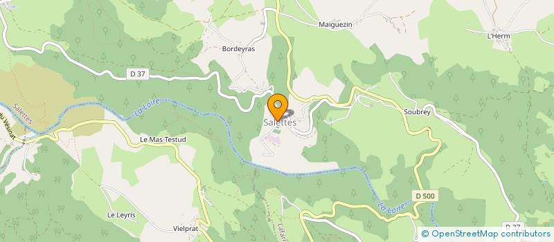 localisation de l'entreprise LES GNOURETTES  SALETTES