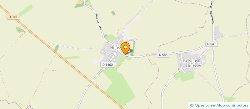 localisation de l'entreprise LES GOBELINS DE HOUSSET  HOUSSET