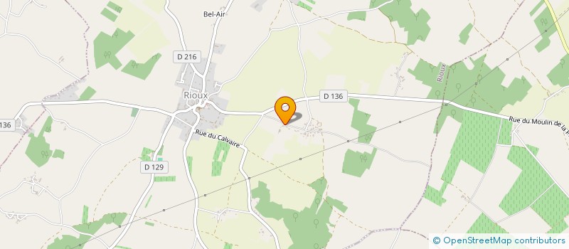 localisation de l'entreprise LES GOELANDS  RIOUX