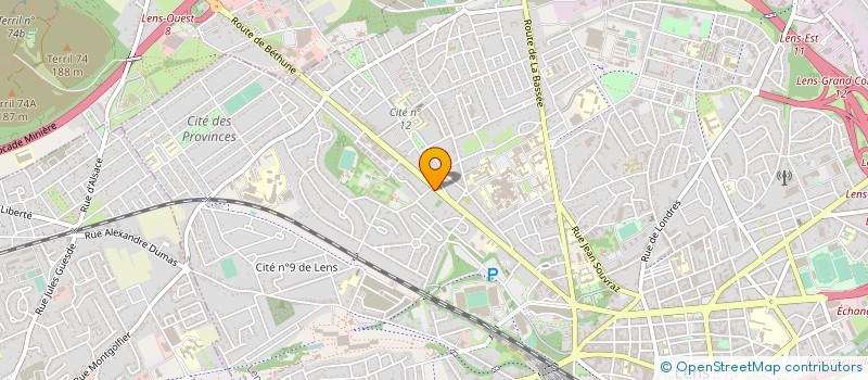 localisation de l'entreprise LES GOELANDS  LENS