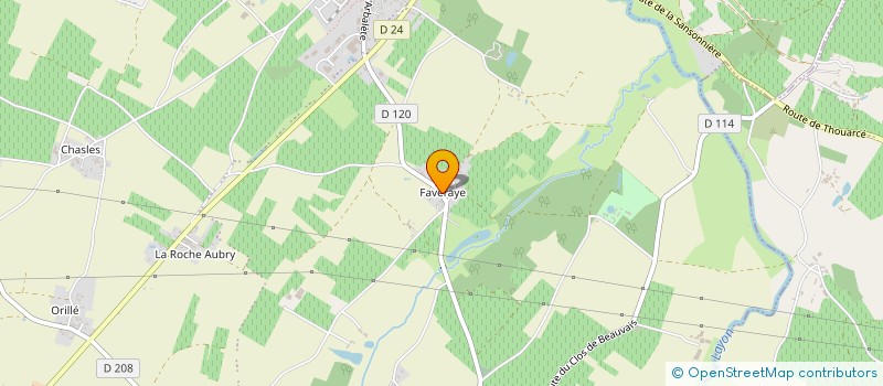 localisation de l'entreprise LES GOELANDS à BELLEVIGNE-EN-LAYON