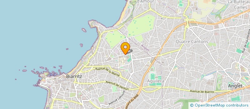 localisation de l'entreprise LES GOELANDS DE BIARRITZ à BIARRITZ