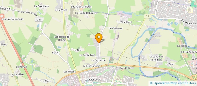 localisation de l'entreprise LES GOELANDS I  SAINT-GREGOIRE