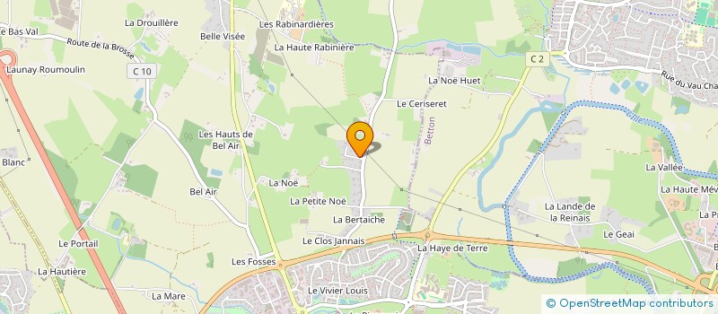 localisation de l'entreprise LES GOELANDS II  SAINT-GREGOIRE