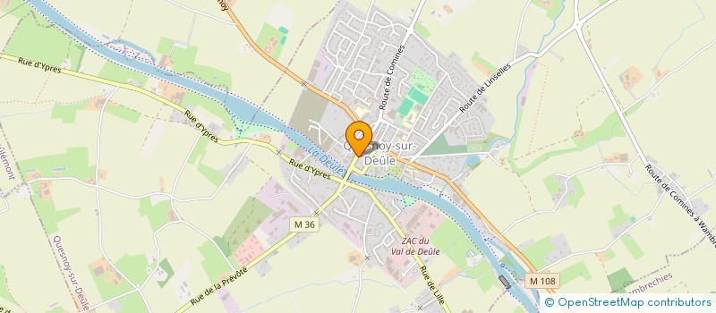 localisation de l'entreprise LES GOGUETTES à QUESNOY-SUR-DEULE