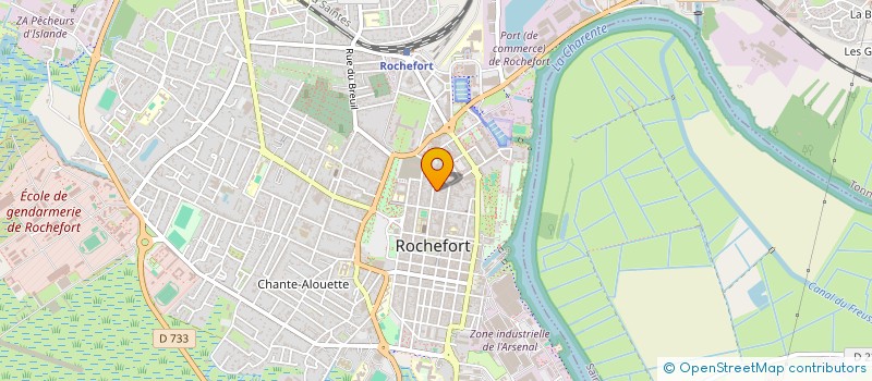 localisation de l'entreprise LES GOLD'TROTTEURS  ROCHEFORT