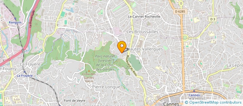 localisation de l'entreprise LES GOLDEN EIGHT, LES AMIS DE FRANCIS BERGERONT  CANNES