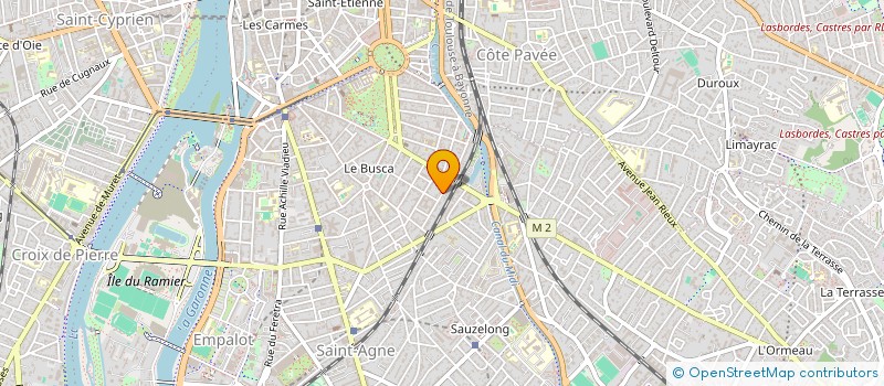 localisation de l'entreprise LES GOLFEURS ASSOCIES à TOULOUSE