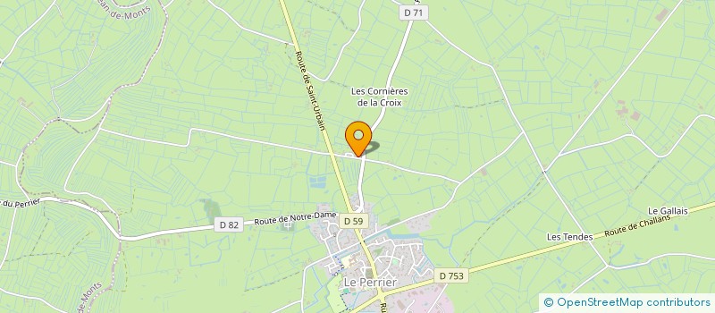 localisation de l'entreprise LES GONDOLIERS  LE PERRIER