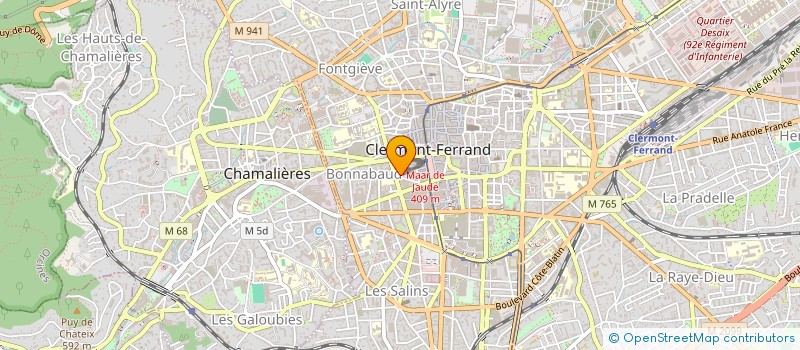 localisation de l'entreprise LES GONES  COURNON-D'AUVERGNE