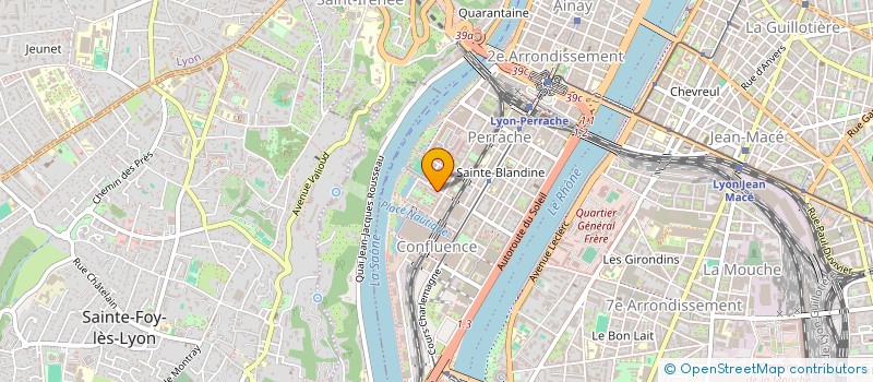 localisation de l'entreprise LES GONES DES LUMIERES  LYON