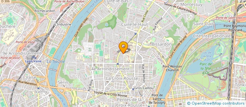 localisation de l'entreprise LES GONIES CROIX-ROUSSE à LYON