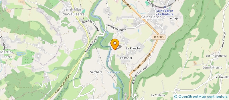 localisation de l'entreprise LES GORGES  SAINT-BERON