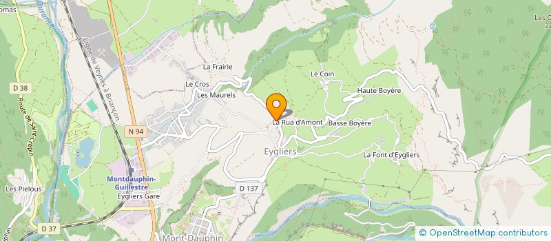 localisation de l'entreprise LES GORGES à GUILLESTRE