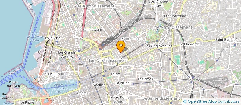 localisation de l'entreprise LES GORILLES PRODUCTION à MARSEILLE