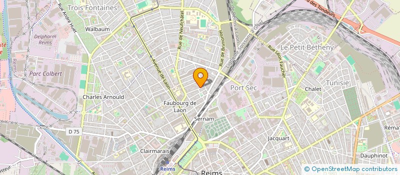 localisation de l'entreprise LES GORJA SECK  REIMS