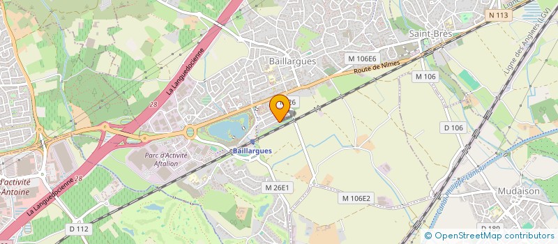 localisation de l'entreprise LES GOSSES DE RENE à BAILLARGUES