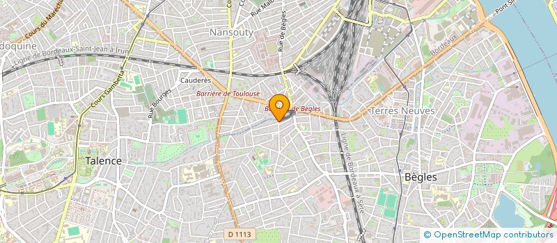 localisation de l'entreprise LES GOUALEURS DE PALUDATE à BEGLES