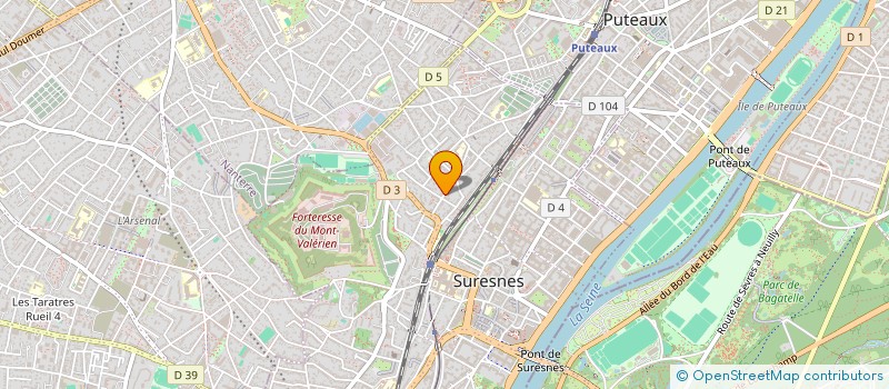 localisation de l'entreprise LES GOUDES à SURESNES