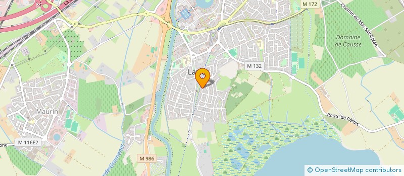 localisation de l'entreprise LES GOUDOUILLES à LATTES