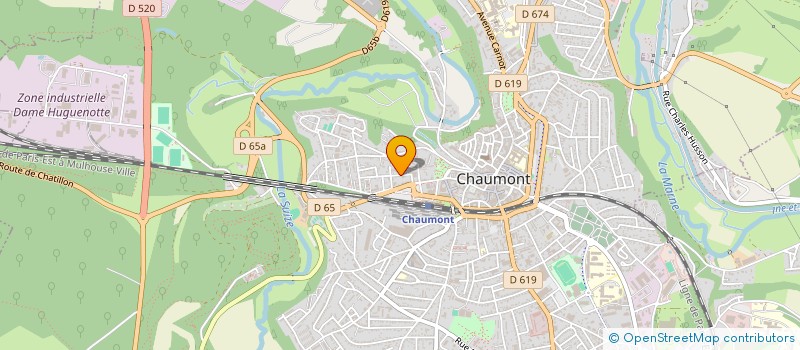 localisation de l'entreprise LES GOUGS à CHAUMONT