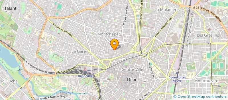 localisation de l'entreprise LES GOULIS à DIJON