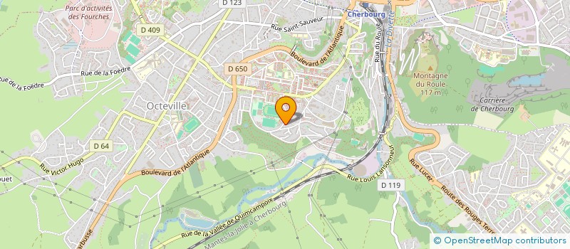 localisation de l'entreprise LES GOULUES S.A.R.L.  CHERBOURG-EN-COTENTIN