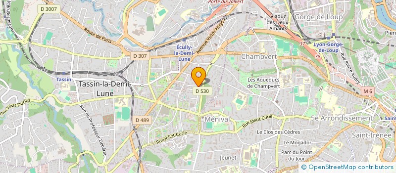 localisation de l'entreprise LES GOURBELIES  TASSIN-LA-DEMI-LUNE