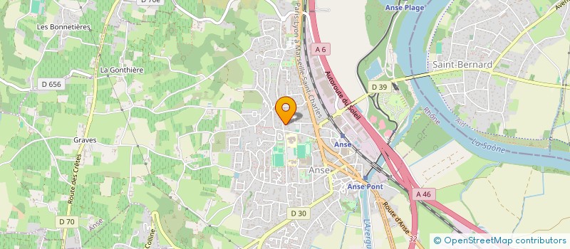 localisation de l'entreprise LES GOURMANDINS  AMBERIEUX-EN-DOMBES