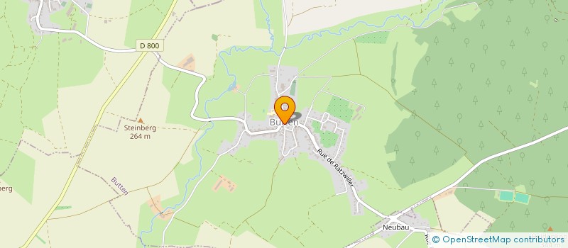 localisation de l'entreprise LES GOURMANDISES  BUTTEN