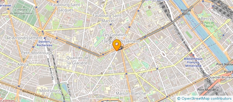 localisation de l'entreprise LES GOURMANDISES à PARIS