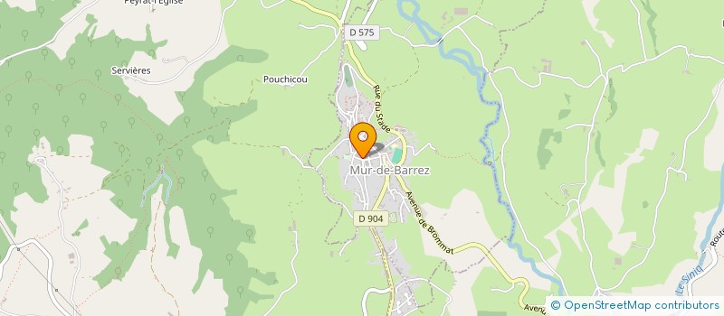 localisation de l'entreprise LES GOURMANDISES  MUR-DE-BARREZ