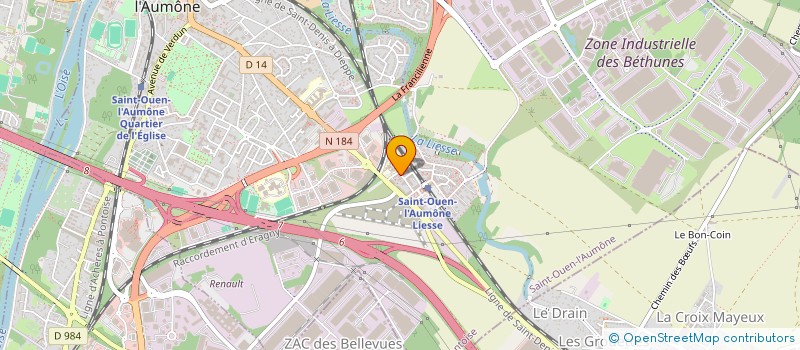 localisation de l'entreprise LES GOURMANDISES CARREES  MAGNY-EN-VEXIN