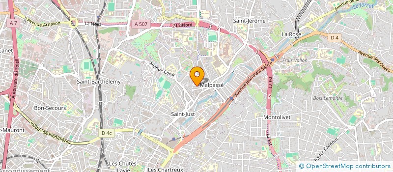 localisation de l'entreprise LES GOURMANDISES DE JO à MARSEILLE