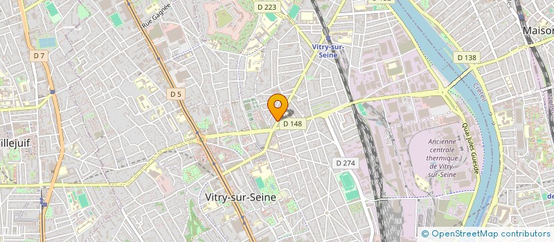localisation de l'entreprise LES GOURMANDISES DE L ORIENT à VITRY-SUR-SEINE