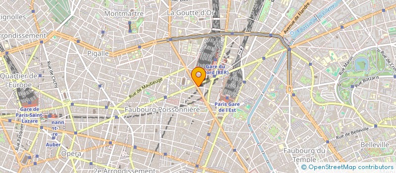 localisation de l'entreprise LES GOURMANDISES DE LA GARE  PARIS