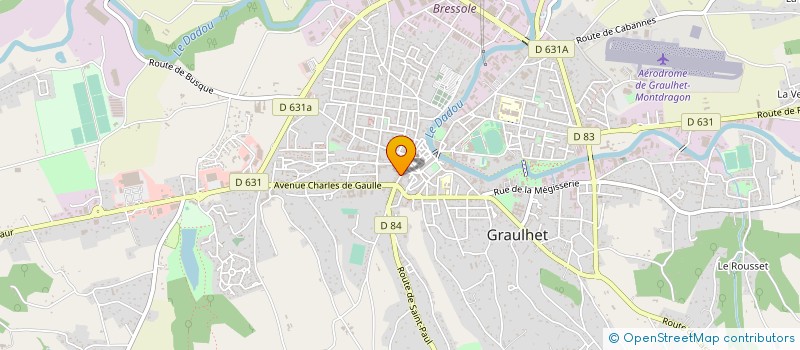 localisation de l'entreprise LES GOURMANDISES DE LAETI à GRAULHET