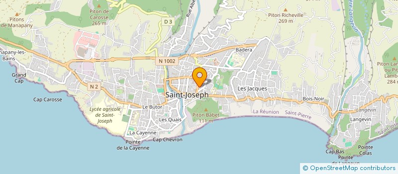 localisation de l'entreprise LES GOURMANDISES DE LEA à SAINT-JOSEPH