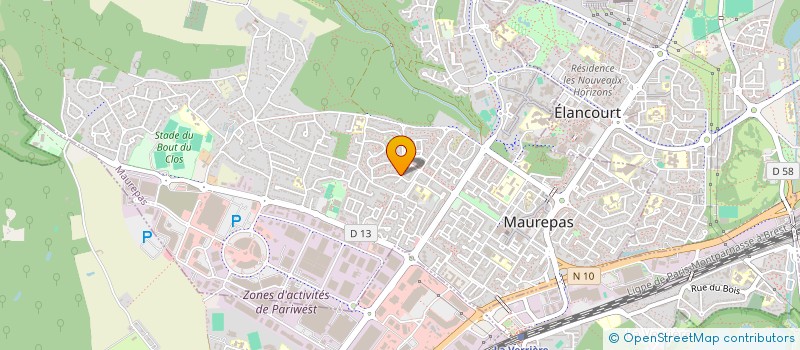 localisation de l'entreprise LES GOURMANDISES DE LEA ET LOUISE  MAUREPAS