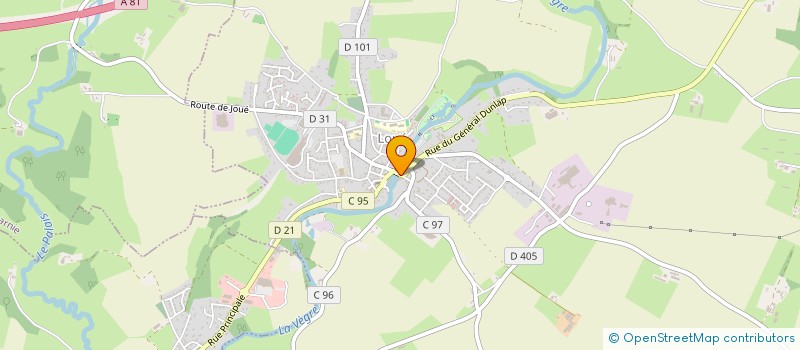 localisation de l'entreprise LES GOURMANDISES DE LOUE  LOUE