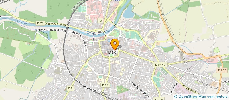 localisation de l'entreprise LES GOURMANDISES DE LULU à DAX