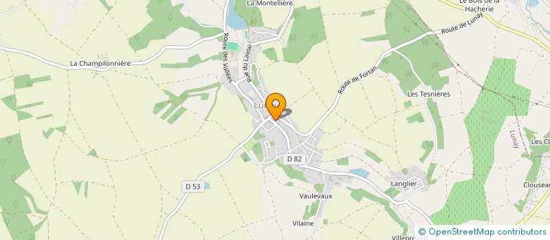 localisation de l'entreprise LES GOURMANDISES DE LUNAY  LUNAY