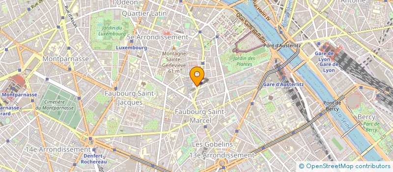 localisation de l'entreprise LES GOURMANDISES DE LUTECE à PARIS